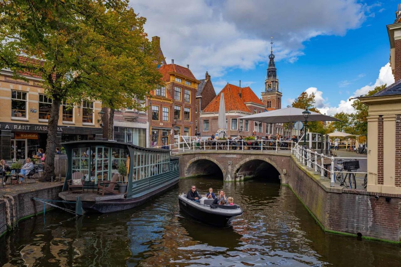 Vrijstaand Chalet Met Veel Buitenruimte En Veranda Zuid-Scharwoude Bagian luar foto
